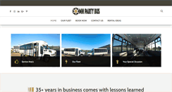 Desktop Screenshot of mnpartybus.com